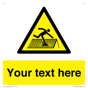 Custom Figure on Roof Sign